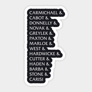 Law & Order SVU ADA Roll Call Sticker